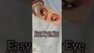 Easy Party Eye Makeup Tutorial 💓 for beginners makeup youtube trending festivelook [upl. by Nord]