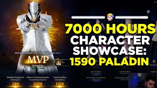 Lost Ark 7000 Hours Character Showcase 1590 Paladin [upl. by Lareneg946]