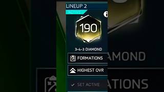 108 OVR Vs 190 OVR 🤯✅ fcmobile [upl. by Susie]