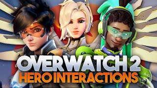 Overwatch 2  all interactions season 7 and season 6 [upl. by Marylinda]