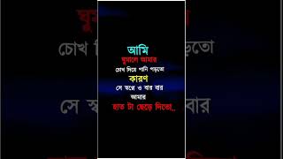 বাংলা স্ট্যাটাস কস্টের ভিডিও 🥹💔🥀 sadstatus poddopotro foryou [upl. by Januarius]