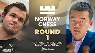 World 1 Magnus Carlsen vs World Champion Ding Liren Wholl Outshine Whom Norway Chess 2024 Rd 1 [upl. by Uamak]