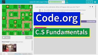 Codeorg Express Lesson 1811 Until Loops in Maze  Answer Tutorial  Course D Lesson 1611 [upl. by Elleirad]