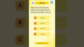 Quizzup Prelims 2024  Day 25  UPSC Prelims  2024  EDUKEMY upscpreparation quizquestions [upl. by Ahsiemal163]