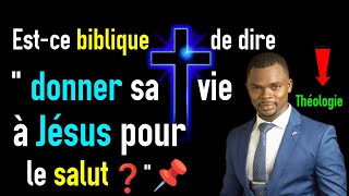 Donner sa vie à Jésus pour le salut estce biblique  Ép 42 📍théologie Dieu motivation Bible [upl. by Tobi8]