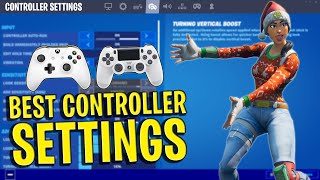 The BEST Controller SETTINGS and BINDS for Fortnite Chapter 2 XboxPS4PC [upl. by Anier]