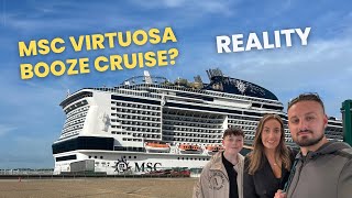 Msc Virtuosa mini cruise…booze cruise Balcony cabin tour  Msc Virtuosa  Southampton➡️Cherbourg [upl. by Agon848]