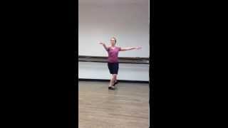 Pirouettes En Dehors ballet class tutorial beginner [upl. by Lerual]