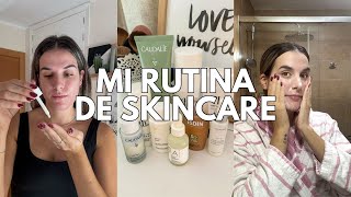 Mi RUTINA DE SKINCARE de día y de noche  Cómo controlo las espinillas y manchas  Cristina García [upl. by Ydnelg693]