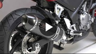 DYNO TEST Honda CB300F With Yoshimura R77 Exhaust On the Dyno SOUND CLIP  MC GARAGE [upl. by Zela]