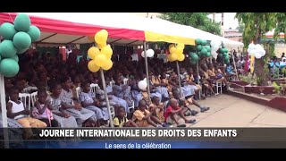 JOURNEE INTERNATIONALE DES DROITS DES ENFANTS RTG GUINEE 224 [upl. by Nedaj163]