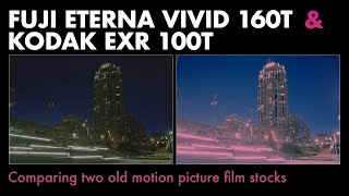 Film Stock Comparison Fuji Vivid 160T vs Kodak EXR 100T [upl. by Noet]