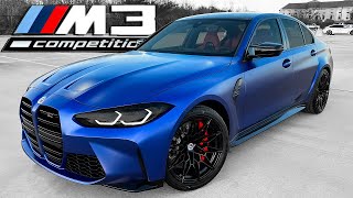 2024 BMW M3 Competition xDrive Walkaround Review  Exhaust Sound amp Launch [upl. by Drud]