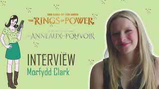 THE RINGS OF POWER  interview Morfydd Clark [upl. by Dombrowski361]