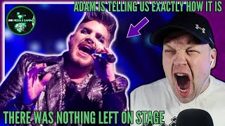 ADAM LAMBERT Leaves EVERYTHING On Stage in Underneath Venetian Vegas 2021   Reaction   UK 🇬🇧 [upl. by Barber]