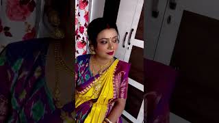 apsara Ali song saree makeover look youtubeshorts shortsviral virlshort trendingshort shorts [upl. by Bick394]