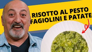 Risotto al pesto fagiolini e patate [upl. by Gemina]