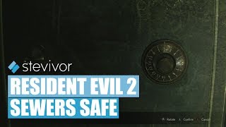 Resident Evil 2 Sewer Treatment Plant Room safe combination  Stevivor [upl. by Uhej]