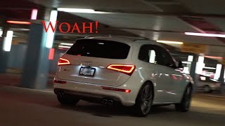 Audi SQ5 Intake amp Exhaust SOUND SUPERCHARGER WHINE [upl. by Eustasius]