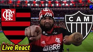 REACT AO VIVO FLAMENGO 0X3 ATLÉTICO MG l É VENCER OU VENCER [upl. by Dillon]