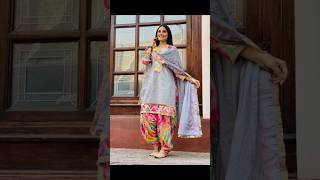 Latest Punjabi suit design punjabisuitdesign suitdesign suitfashion suit punjabi shorts ♥️ [upl. by Alamak899]