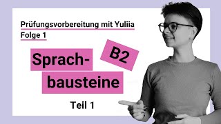 Sprachbausteine B2  TELC B2 Prüfung  Prüfungsvorbereitung mit Yuliia [upl. by Soelch856]