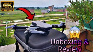 E88 Drone unboxing and testing  4K Foldable Camera Drone 😳 BH TECH🔴 [upl. by Choong]