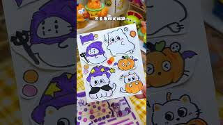 Lets decorate the notebook with cute stickers Benz Toys Review reviewtrending sticker funny [upl. by Acemat517]