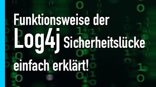 Log4J Sicherheitslücke  einfach erklärt [upl. by Leunad]