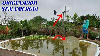 COMO FAZER OXIGENADO PARA CRIAÃ‡ÃƒO DE PEIXE SEM UTILIZAR ENERGIA [upl. by Suoirtemed]