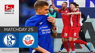 When a Hattrick is Not Enough  Schalke 04  Hansa Rostock 34  Highlights  MD 25 – Bundesliga 2 [upl. by Kaplan44]