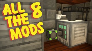 All The Mods 8 Ep 38 Mystical Agriculture Essence Automation [upl. by Ellehsat851]