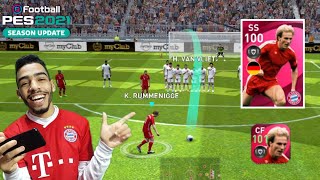 Rummenigge 101 Rated Review 🔥 The most over powered card in Pes 2021 mobile [upl. by Ahsineg]