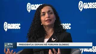 Presidentja Osmani në Forumin GLOBSEC 31082024 [upl. by Eiramnerual777]