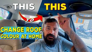 DIY Roof Liner Color Change in Abarth Punto  Dragstar MotoVlogs [upl. by Nader]