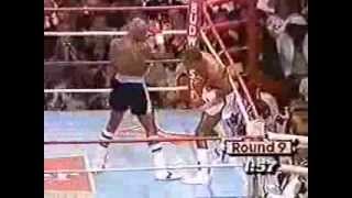 Marvin Hagler vs Sugar Ray Leonard 87  Round 9 [upl. by Ennairac]