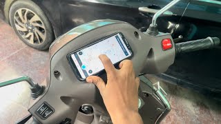 Access 125 digital 😱meter and app for Suzuki access 125  how to connect the Suzuki app [upl. by Nnaeus]