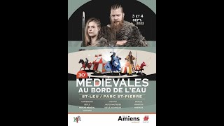 Fête des Médiévales au bord de leau 2022 Amiens [upl. by Auroora]