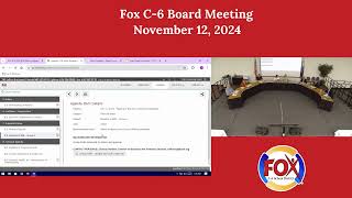 Fox C6 Board Meeting  11122024 [upl. by Ellienad896]