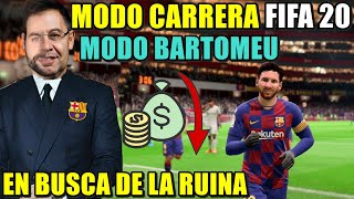 EMPIEZO el MODO CARRERA en MODO BARTOMEU  En BUSCA de LA RUINA FIFA 20  CAP 1 [upl. by Kellda229]