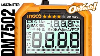 INGCO DM7502 CHEAPO Multimeter Review amp Teardown [upl. by Abbey44]