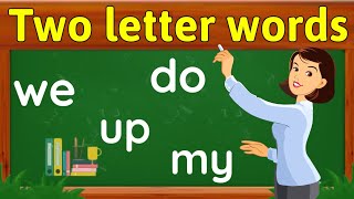 Two letter words  Two letter word reading  Sight words for kids  Sight words  Reading for kids [upl. by Robbins]