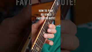 How To Play BB Kings Favourite Note [upl. by Reltuc439]