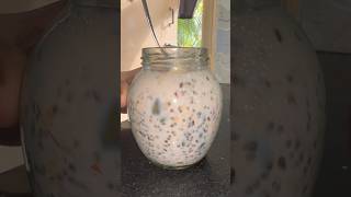 🤤overnight soaked oats weight loss diet shorts oatsrecipe [upl. by Llirpa908]