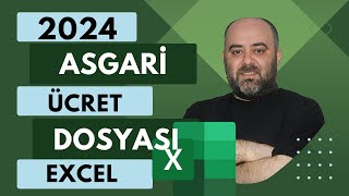 Asgari Ücret 2024 Excel Hesaplama Dosyası  ASGARİ ÜCRET 17 bin 2 lira [upl. by Nashoma940]