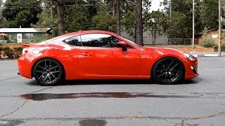 Get low with Scion FRS TEIN Flex Z 16 way adjustable coilovers [upl. by Mccafferty]