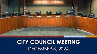 Cupertino City Council Meeting  December 3 2024 [upl. by Macgregor]