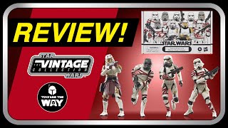 Star Wars The Vintage Collection Captain Enoch amp Thrawns Night Troopers 4 Pack Review  Ahsoka [upl. by Llednew539]