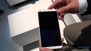 HTC Desire 816 handson  MWC 2014  Pocketnow [upl. by Froehlich]