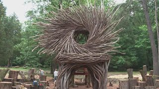 Spirit Nest unveiled at Bernheim Forest in the parks newly opened playcosystem [upl. by Nnasus554]